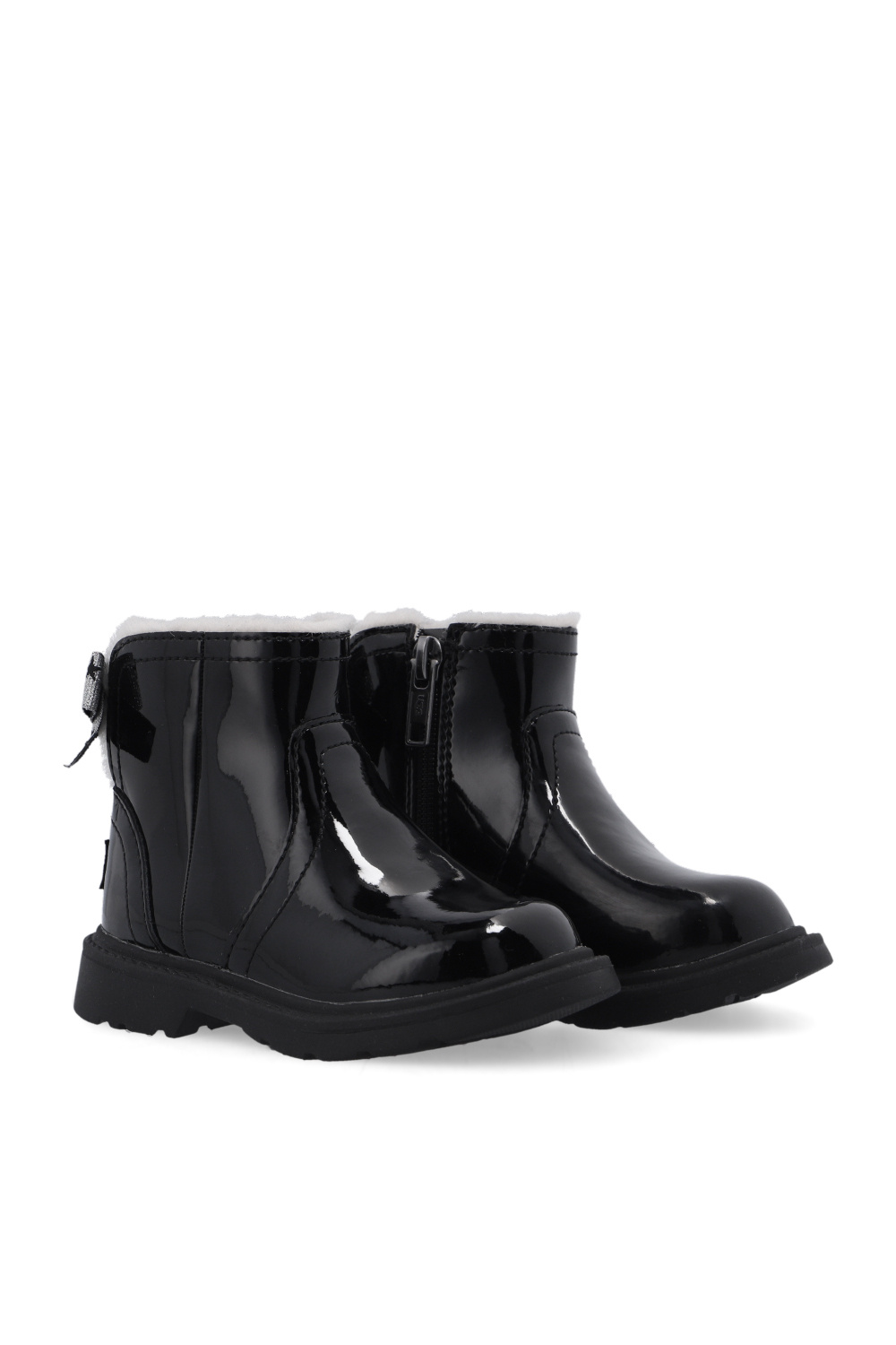 Uggs patent hot sale leather boots